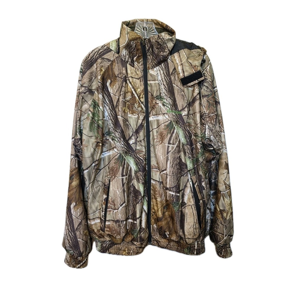 Remington Reversible Hunting Jacket – Realtree AP Camo / Olive‎ Green Fleece Med